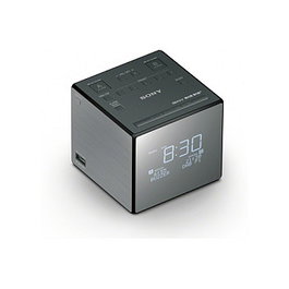 Sony XDR-C1DBP Radio Reloj DAB DAB+ FM LCD Negro Titan Black