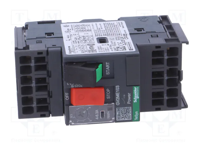 SCHNEIDER ELECTRIC GV2ME103 Interruptor motorizado 2,2kW 230÷690VAC SCHNEIDER ELECTRIC GV2ME103 Interruptor motorizado 2,2kW 230÷690VAC