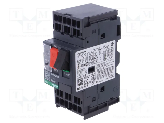 SCHNEIDER ELECTRIC GV2ME103 Interruptor motorizado 2,2kW 230÷690VAC SCHNEIDER ELECTRIC GV2ME103 Interruptor motorizado 2,2kW 230÷690VAC