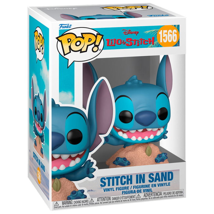 Funko POP Disney Lilo & Stitch - Stitch in Sand Figura Vinilo 9cm Caja Regalo