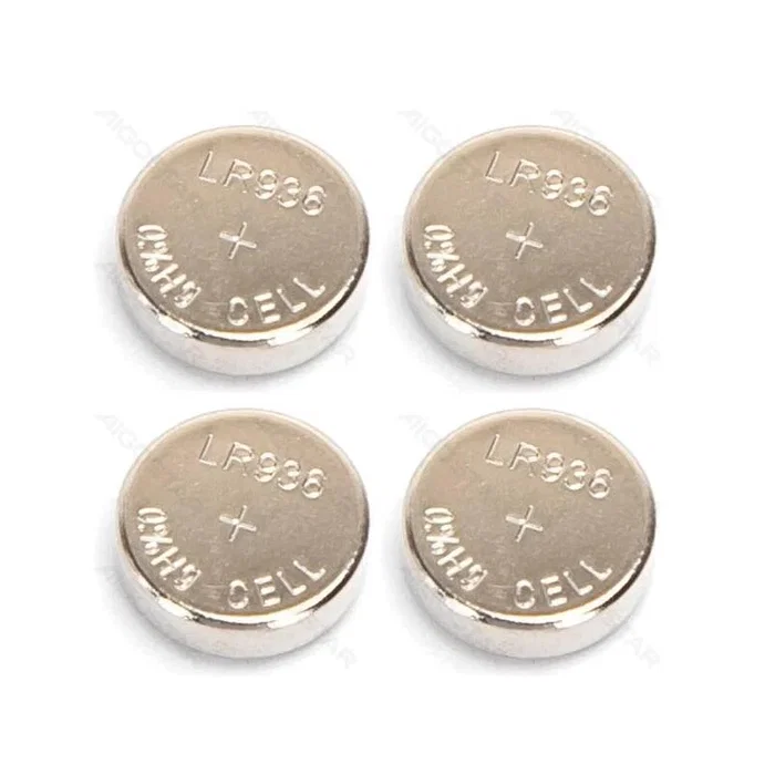 Aigostar Pack de 4 Pilas de Botón AG9 LR936 1.5V Aigostar Pack de 4 Pilas de Botón AG9 LR936 1.5V