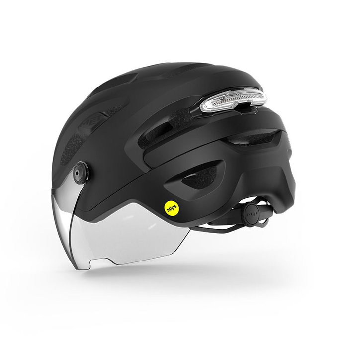 Met Intercity MIPS Casco E-Bike con Pantalla, Luz LED y Sistema MIPS - Talla 58-62