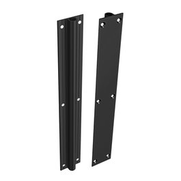 HERRAJES ALK Kit Enderezador de Aluminio ANNIE Negro (Pack de 2)