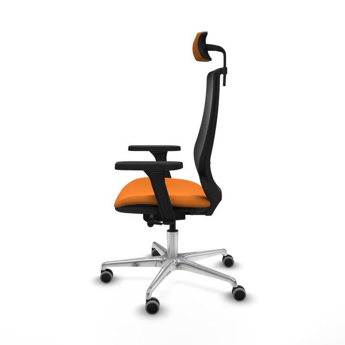 PIQUERAS Y CRESPO Silla de oficina Mardos Naranja y Negro