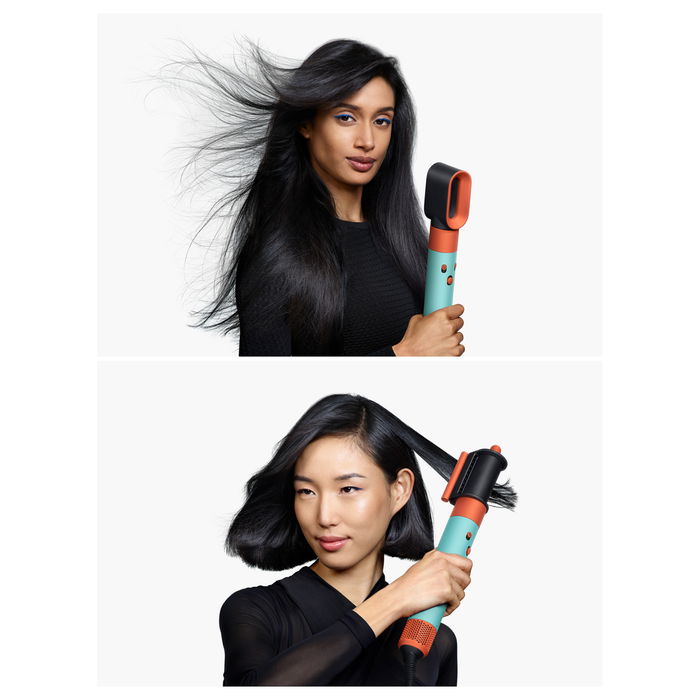 Dyson Airwrap i.d. Multi-Haarstyler (Ceramic Patina/Topaz) Herramienta de Peinado con Múltiples Accesorios