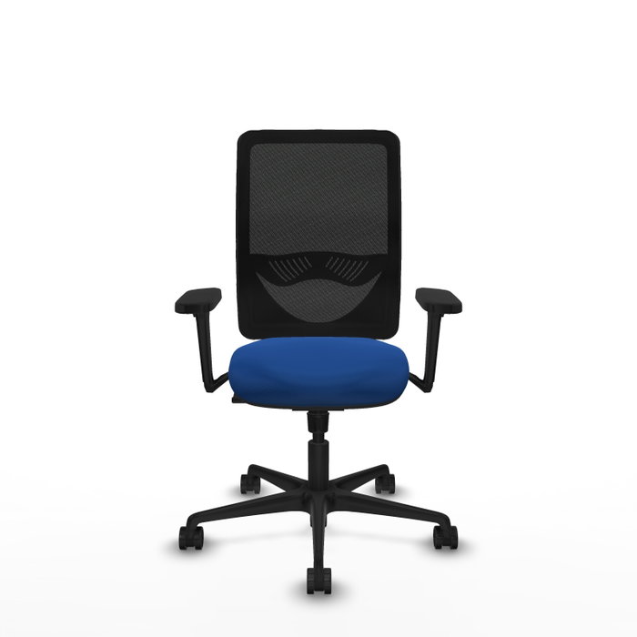 PIQUERAS Y CRESPO Silla de oficina Zulema con mecanismo Sincro, Azul y Negro PIQUERAS Y CRESPO Silla de oficina Zulema con mecanismo Sincro, Azul y Negro