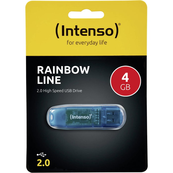 Intenso Rainbow Line 4 GB USB 2.0 Azul