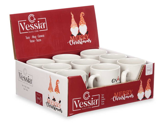 Vessia Taza de Porcelana Sweet Gnome 350 ml - Surtidos Aleatorios - Apta Microondas y Lavavajillas - 12x10x8.2 cm (Set de 27) Vessia Taza de Porcelana Sweet Gnome 350 ml - Surtidos Aleatorios - Apta Microondas y Lavavajillas - 12x10x8.2 cm (Set de 27)