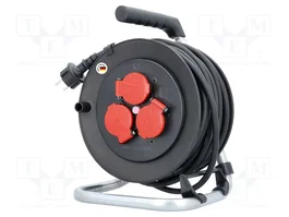 AS SCHWABE Prolongador de Alimentación H07RN-F 3G1,5mm2 25m Negro
