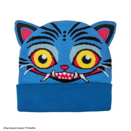 Cinereplicas Gorro Bonnet Derpy KPop Demon Hunters Azul - Diseño Anime Oficial Netflix, Orejas 3D, Unisex