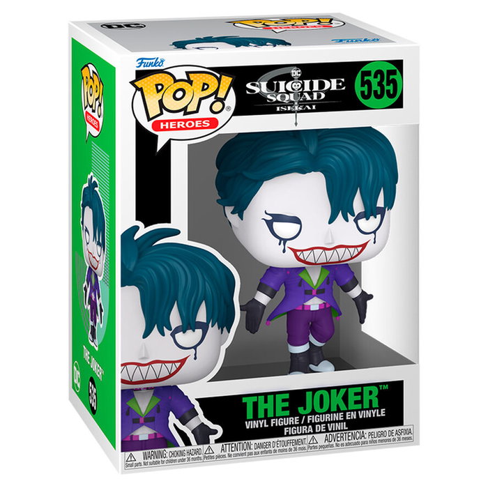 Funko POP Figura DC Comics Escuadrón Suicida Isekai The Joker Vinilo 9cm Caja Regalo