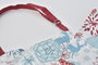 DKD Home Decor Delantal Navidad Moderna Azul Celeste Rojo 0.2 x 80 x 60 cm Algodón Polyester Set de 2 (4 Unidades)