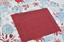 DKD Home Decor Delantal Navidad Moderna Azul Celeste Rojo 0.2 x 80 x 60 cm Algodón Polyester Set de 2 (4 Unidades)