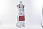 DKD Home Decor Delantal Navidad Moderna Azul Celeste Rojo 0.2 x 80 x 60 cm Algodón Polyester Set de 2 (4 Unidades)
