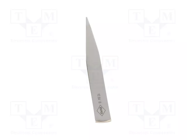 KNIPEX Pinza de precisión recta con punta trapecial
