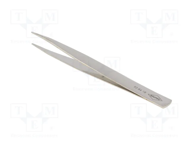 KNIPEX Pinza de precisión recta con punta trapecial