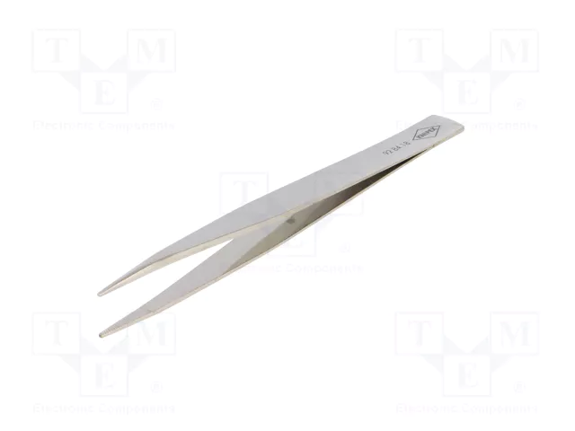 KNIPEX Pinza de precisión recta con punta trapecial