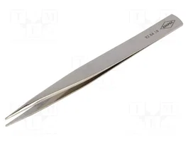 KNIPEX Pinza de precisión recta con punta trapecial