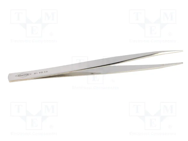 KNIPEX Pinza de precisión recta con punta trapecial