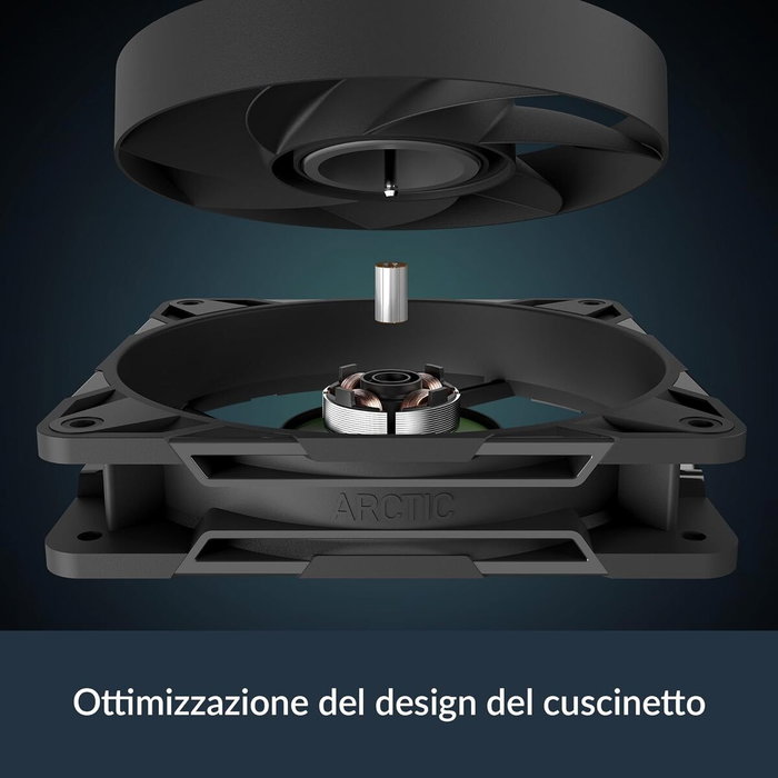 Arctic P12 Pro Reverse 12cm Negro