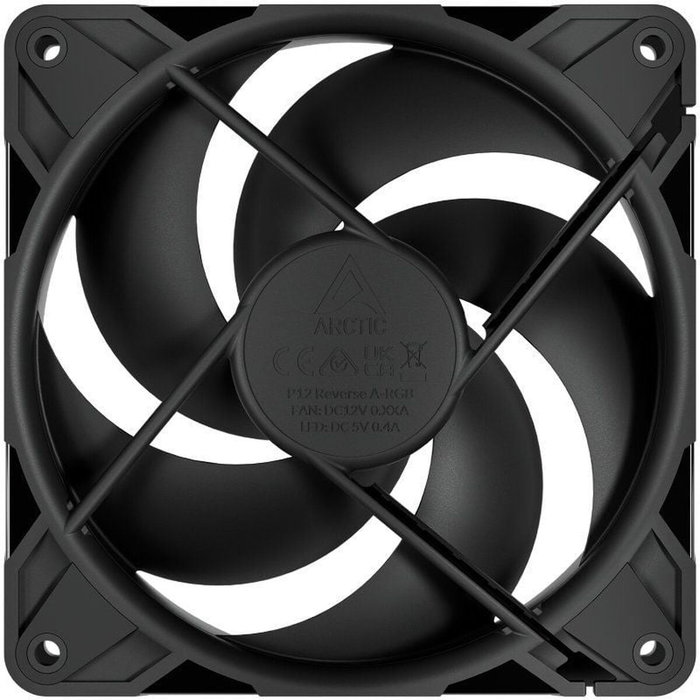 Arctic P12 Pro Reverse 12cm Negro
