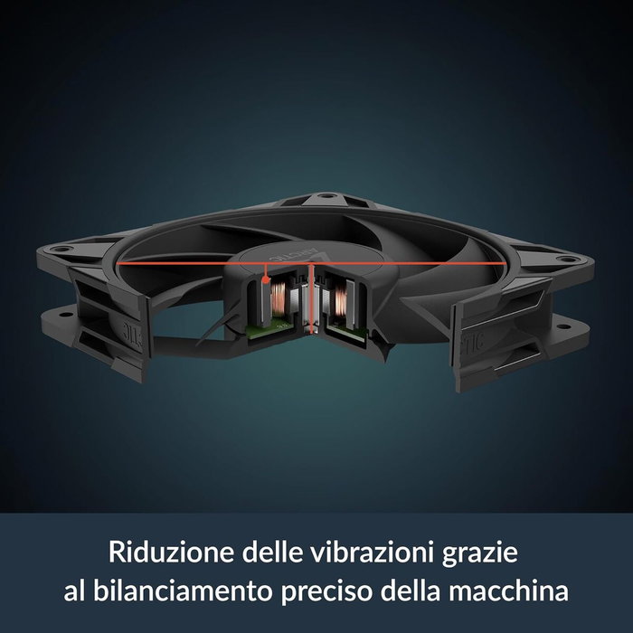 Arctic P12 Pro Reverse 12cm Negro