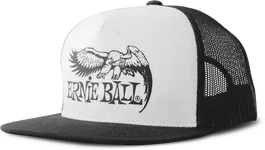 ERNIEBALL Gorra Blanca con Logo Eb Eagle Negro