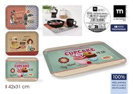 La Mediterranea Bandeja Melamina Retro La Mediterranea 42x31cm (Pack de 14) inevitable