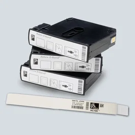 Zebra Z-Band Direct Blanco Polipropileno 1200 piezas 25,4x279,4 mm Etiquetas Transferencia Térmica