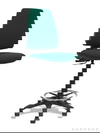 Taburete Piqueras y Crespo PB426RN Verde oscuro PVC