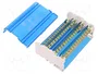 PAWBOL Bloque de distribución de 160A con 60 bornas