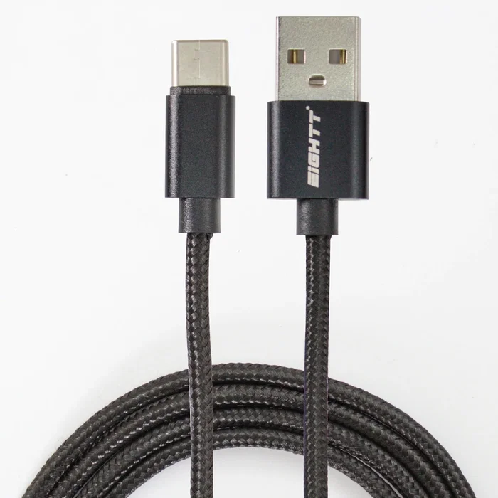 Eightt Cable USB C a USB A ECT-4B, 1 m, Negro Eightt Cable USB C a USB A ECT-4B, 1 m, Negro
