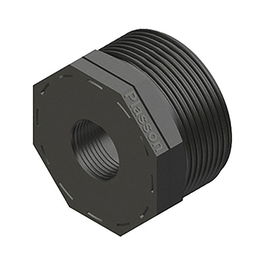 Plasson Reducción Polipropileno Rosca Macho/Hembra 1 Pulg x 1/2 Pulg