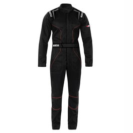 Sparco Traje de Mecanico MS-4 XL Negro S002020NR4XL Algodón/Poliéster Resistente