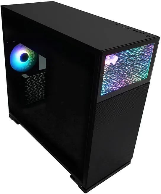 In Win N127 IW-CS-N127BLK-1AL120 Torre Media ATX Negra Cristal Templado USB 3.2