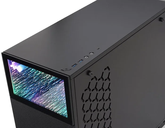 In Win N127 IW-CS-N127BLK-1AL120 Torre Media ATX Negra Cristal Templado USB 3.2