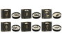 DKD Home Decor Vela Black Magic 300gr Negro