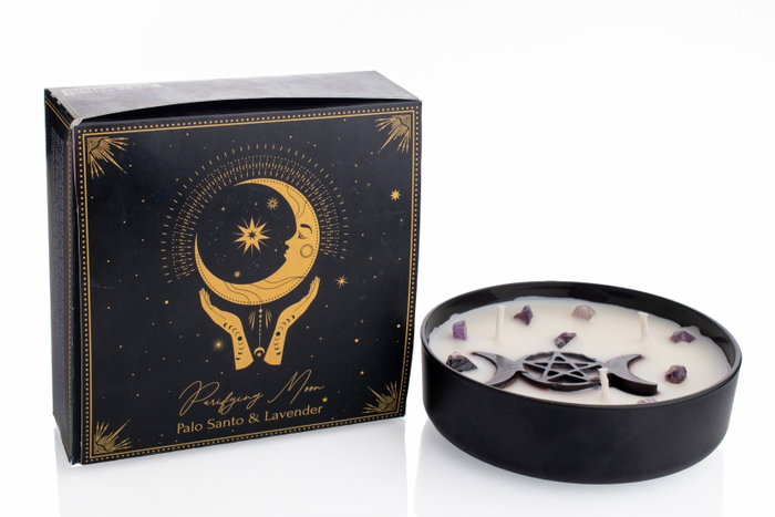 DKD Home Decor Vela Black Magic 300gr Negro