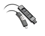 HP Poly DA85-M Adaptador de USB a QD Negro