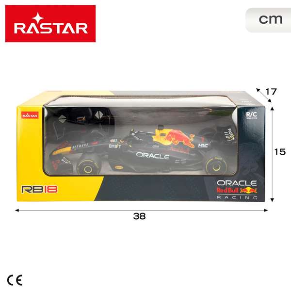 Color Baby Coche Radio Control Oracle Red Bull Racing RB18 F1 Escala 1:18