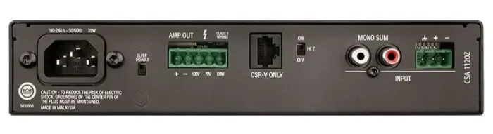 JBLPRO Amplificador de Audio 120W - 30.3x43.3x21.9 cm