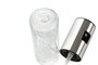 DKD Home Decor Aceitera de Cristal Transparente, Spray con Boquilla de Acero Inoxidable 100 ml, 4 x 18.3 x 4 cm