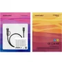 Nano Cable Cable USB-C 3.2 Gen2 10 Gbps 60W 4K 60Hz, Referencia 10.01.4803, con Cabezal Intercambiable USB-C/USB-A a USB-C Macho, 3 Metros, Negro