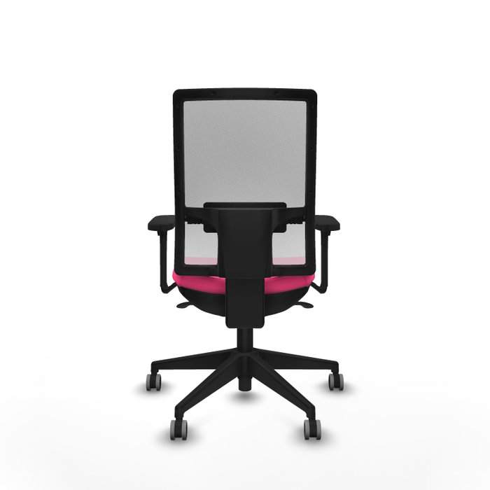 PIQUERAS Y CRESPO Silla de oficina Horna Rosa y Blanco con Mecanismo Sincro PIQUERAS Y CRESPO Silla de oficina Horna Rosa y Blanco con Mecanismo Sincro
