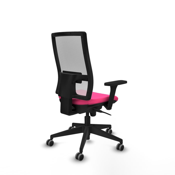 PIQUERAS Y CRESPO Silla de oficina Horna Rosa y Blanco con Mecanismo Sincro PIQUERAS Y CRESPO Silla de oficina Horna Rosa y Blanco con Mecanismo Sincro