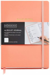 MIQUELRIUS Cuaderno Bullet Journal Rojo A5 96H 100G Pauta de Puntos