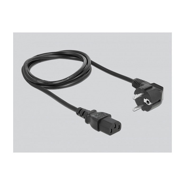 Delock Inyector PoE+ 802.3at 30W para 10 Gigabit Ethernet, Fuente de Alimentación Interior para Cámaras de Seguridad, 100-240V AC, Negro