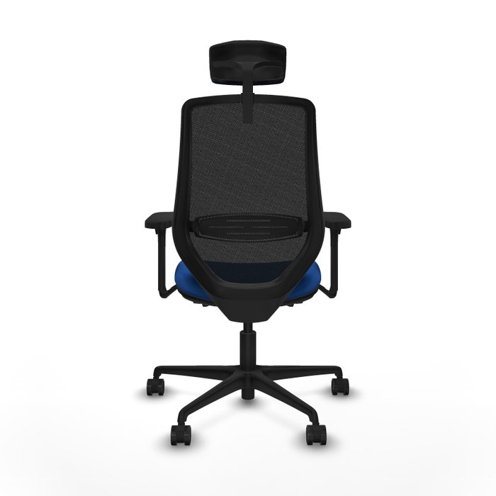 PIQUERAS Y CRESPO Silla de oficina Mardos Azul y Negro con mecanismo Sincro/Traslack