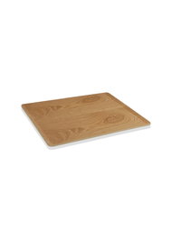 Hermia NTR0024 Bandeja de Madera Color Beige para Decoración del Hogar y Servir, 27 x 20 x 2 cm