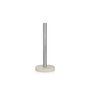 Andrea House Portarrollos de Cocina Inox con Base de Resina Beige Ø13,5 x 33 cm